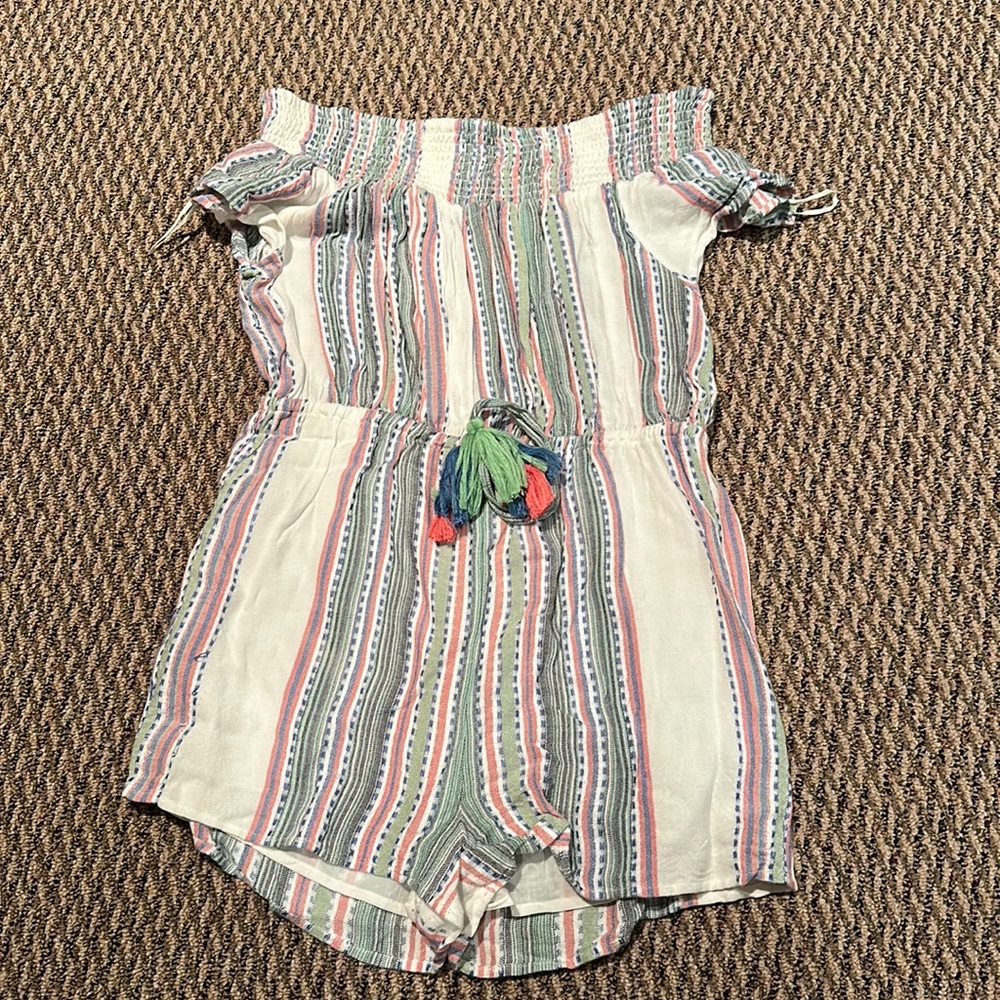 Off The Shoulder Romper - image 1